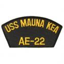 USS Mauna Kea Navy Hat Patch