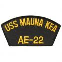 USS Mauna Kea Navy Hat Patch USS Mauna Kea Navy Hat Patch