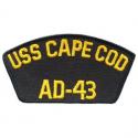 Navy USS Cape Cod Hat Patch Navy USS Cape Cod Hat Patch