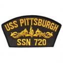 USS Pittsburgh Navy Hat Patch USS Pittsburgh Navy Hat Patch