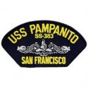 USS Pampanito Navy Hat Patch USS Pampanito Navy Hat Patch