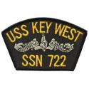 USS Key West Navy Hat Patch USS Key West Navy Hat Patch