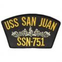USS San Juan Navy Hat Patch USS San Juan Navy Hat Patch
