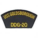 USS Goldsborough Navy Hat Patch USS Goldsborough Navy Hat Patch