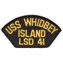 USS Whidbey Navy Hat Patch