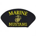 USMC Mustang Hat Patch