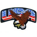 Eagle and USA Script Flag Patch