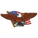 USA Eagle with Cannon Patch