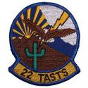 Air Force 22 TASTS Patch