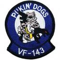 Pukin' Dogs VF-143 Navy Patch