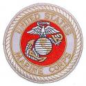 USMC Logo Patch White