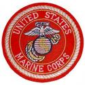 USMC Logo Patch Red