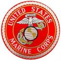 USMC Logo Patch Red