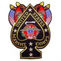 Large USMC Spade Patch Large USMC Spade Patch