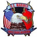 Large USMC These Colors Never Run Patch Large USMC These Colors Never Run Patch
