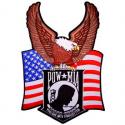 Eagle Flag POW MIA Jacket Patch