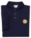 US Navy Crest Direct Embroidered Navy Polo Shirt 
