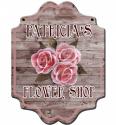 Flower Shop  PERSONALIZED Metal Sign 