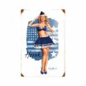 AIR FORCE GIRL All Metal Sign