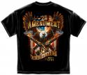 2ND AMENDMENT ATTACK EAGLE WITH DOUBLE AR15 T-SHIRT