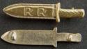 Rogers Rangers French-Indian War Pin Sterling 