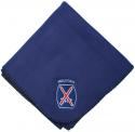 Army 10th Mountain Logo Direct Embroidered Navy Stadium Blanket