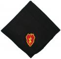 Army 25th Infantry Division Logo Direct Embroidered Black Stadium Blanket