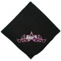 Army Girl Embroidered Black Stadium Blanket Army Girl Embroidered Black Stadium Blanket