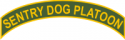 Sentry Dog Platoon Tab Decal 