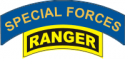Special Forces and Ranger Tab Decal