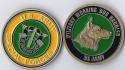 Special Forces Military Working Dog Handler Challenge Coin  