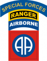 Special Forces Ranger 82nd Airborne Decal