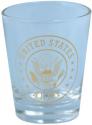 US Army 2 OZ Clear Shot Glass  with Crest