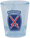 10th Mountain Division 1.75 oz Clear Shot Glass