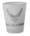 U.S. AIR FORCE 2OZ FROSTED SHOT GLASS