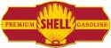 Premium Shell Gasoline plasma metal sign 27 inch by 11 inch.