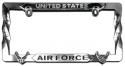 UNITED STATES AIR FORCE 3D GRAPHIC METAL LICENSE PLATE FRAME