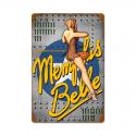 Memphis Nose Art Metal Sign