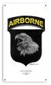 101ST Airborne by Red Anchor Art  - Metal Sign 8 x 14" 