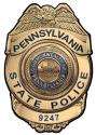 PENNSYLVANIA STATE POLICE TROOPER BADGE PERSONALIZED with your Badge Number Adde