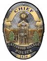 Greenwood Village, CO. Police (Chief) Department Badge all Metal Sign with your 