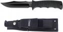 SOG SEAL Pup Elite 4.85" Black TiNi Finish Plain Edge Blade with Nylon Sheath