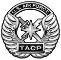 USAF Tactical Air Control Badge Plasma Cut All Metal Sign 15" x 15"