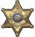 San Juan County New Mexico Sheriff's Department (Captain) Badge All Metal Sign W