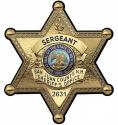 San Juan County New Mexico Sheriff's Department (Sergeant) Badge All Metal Sign 