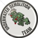 Naval Special Warfare Underwater Demolition Team with your Team Number all metal