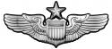 Air Force Senior Pilots Wings all Metal Sign (Small) 7 x 3"