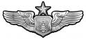 Air Force Senior Officers Aircrew Wings all Metal Sign (Small)  7 x 3"