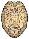 U.S. Navy Security Forces all Metal Sign (Large) 12 x 16"