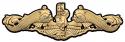 Navy Submarine Warfare (Officer's) Badge All Metal Sign  12 x 4"